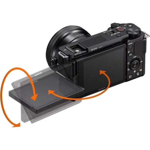 Sony ZV-E10 váz Black + 16-50mm f/3.5-5.6 II objektív KIT