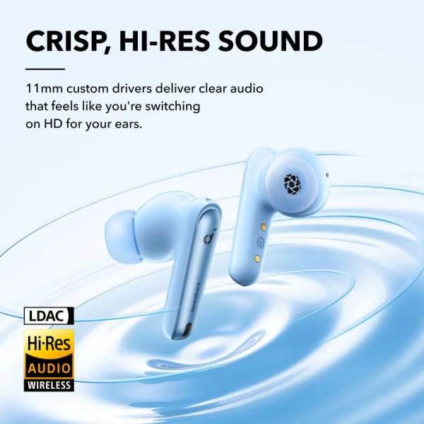 Soundcore Liberty 4 NC Bluetooth Headset Light Blue
