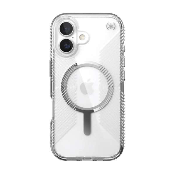 Speck Presidio Perfect Clear Grip MagSafe iPhone 17 Case Clear/Silver