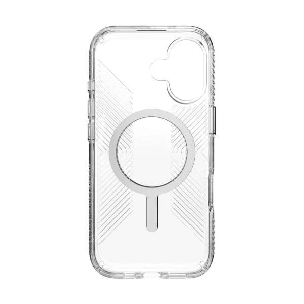 Speck Presidio Perfect Clear Grip MagSafe iPhone 17 Case Clear/Silver
