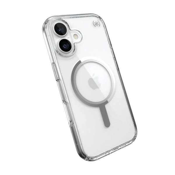 Speck Presidio Perfect Clear MagSafe iPhone 17 Case Clear/Silver