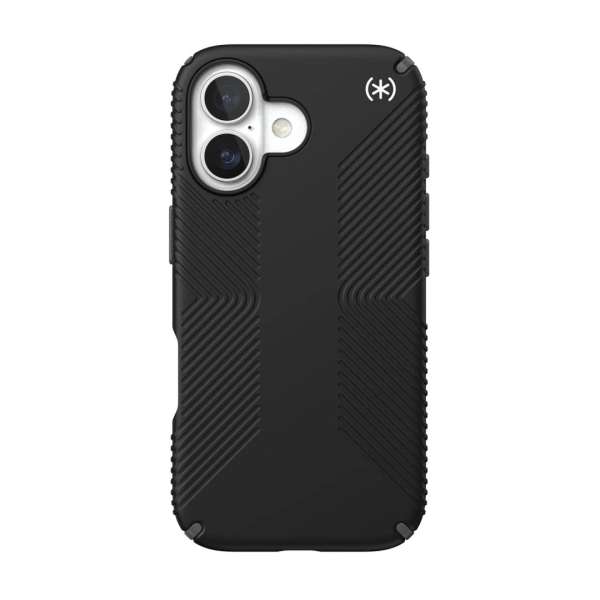 Speck Presidio2 Grip MagSafe iPhone 17 Case Black/Stale Grey