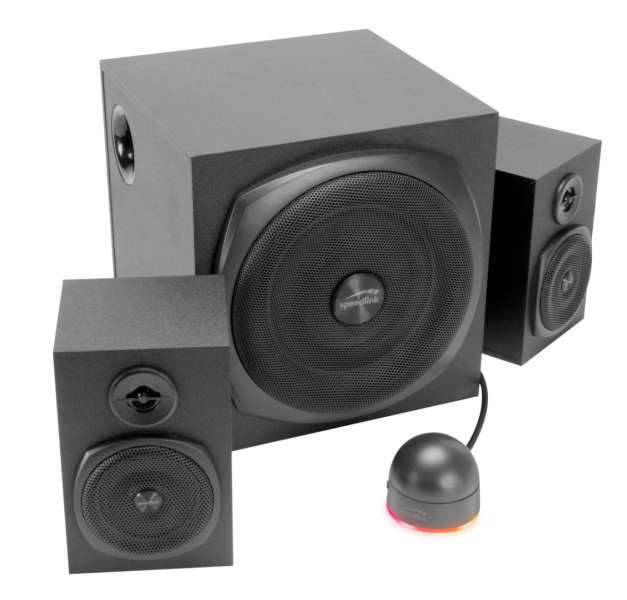 Speedlink Gravity LT 2.1 Subwoofer System Black
