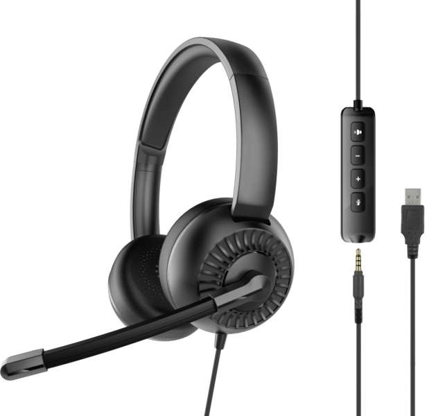 Speedlink Metis Stereo Headset with sound card Black