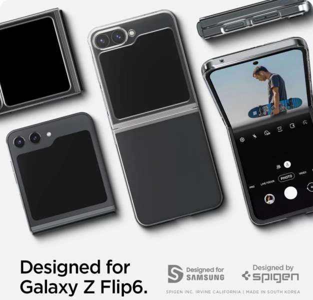 Spigen Air Skin Samsung Galaxy Z Flip6 Crystal Clear