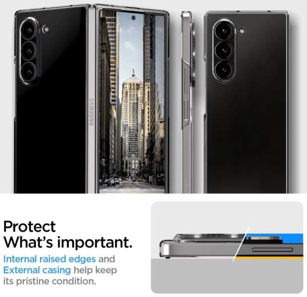 Spigen Air Skin Samsung Galaxy Z Fold6 Crystal Clear