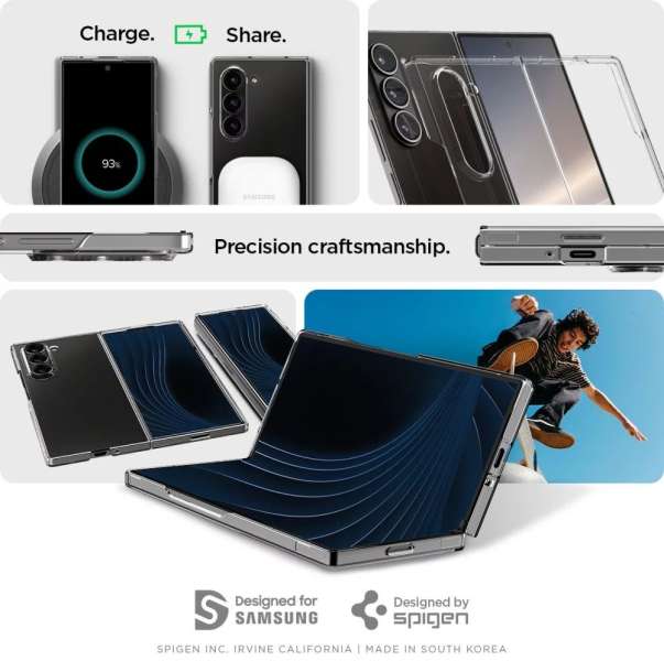 Spigen Air Skin Samsung Galaxy Z Fold6 Crystal Clear