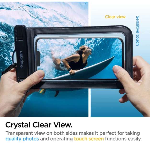 Spigen Aqua Shield WaterProof Case A601 1 Pack Black