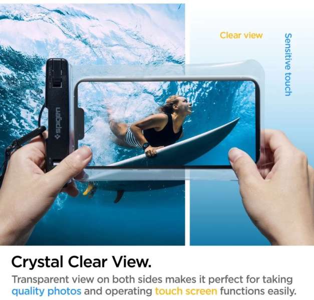 Spigen Aqua Shield WaterProof Case A601 1 Pack Crystal Clear