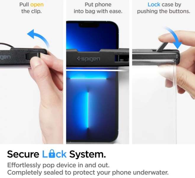 Spigen Aqua Shield WaterProof Case A601 1 Pack Crystal Clear