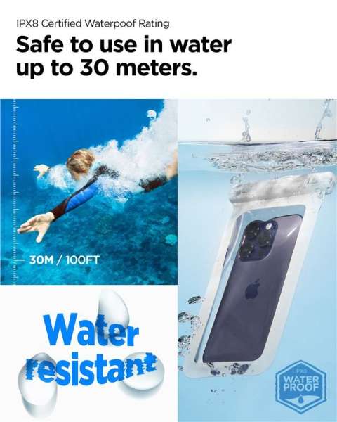 Spigen Aqua Shield WaterProof Case A601 1 Pack White