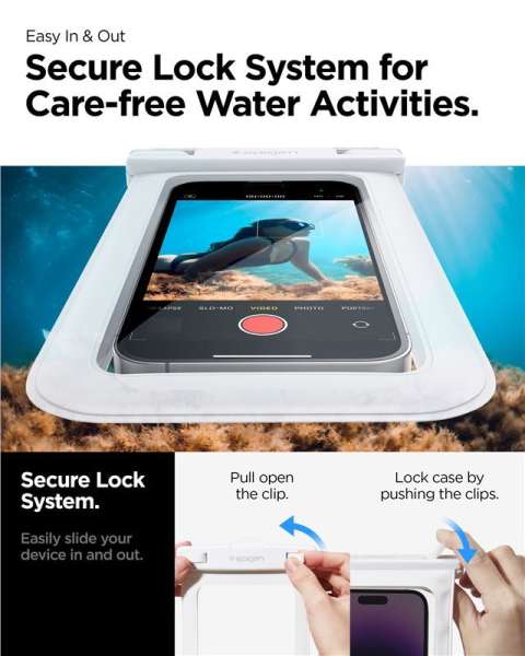 Spigen Aqua Shield WaterProof Case A601 2 Pack White