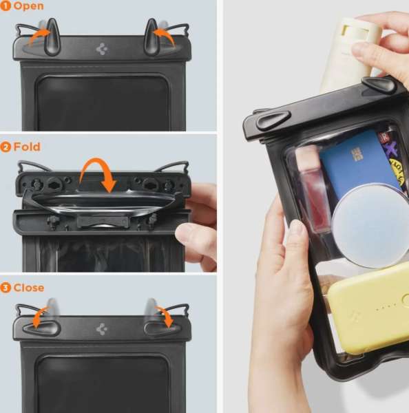 Spigen Aqua Shield WaterProof Case A603 1 Pack Black