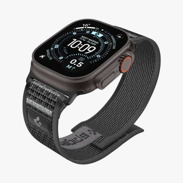 Spigen Athlex Air 2 Active Band for Apple Watch 49mm/46mm/45mm/44mm Black Gray