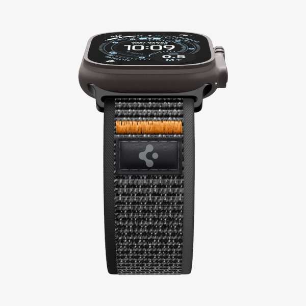 Spigen Athlex Air 2 Active Band for Apple Watch 49mm/46mm/45mm/44mm Black Orange