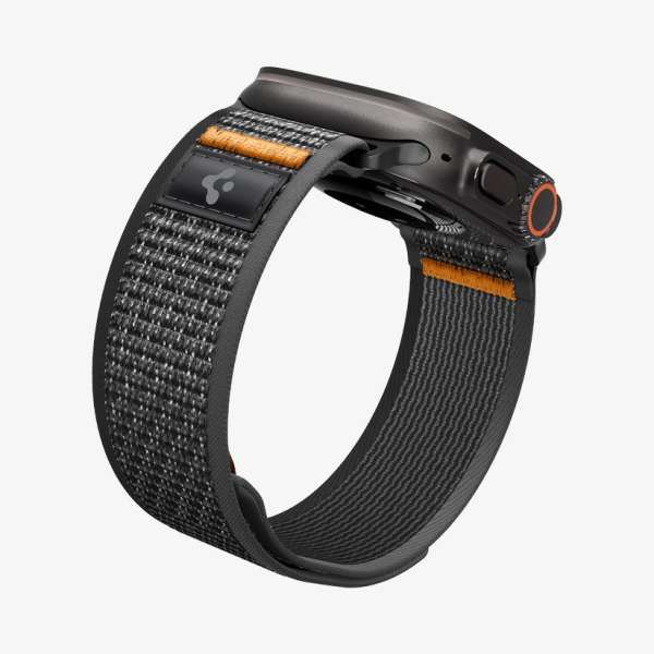Spigen Athlex Air 2 Active Band for Apple Watch 49mm/46mm/45mm/44mm Black Orange