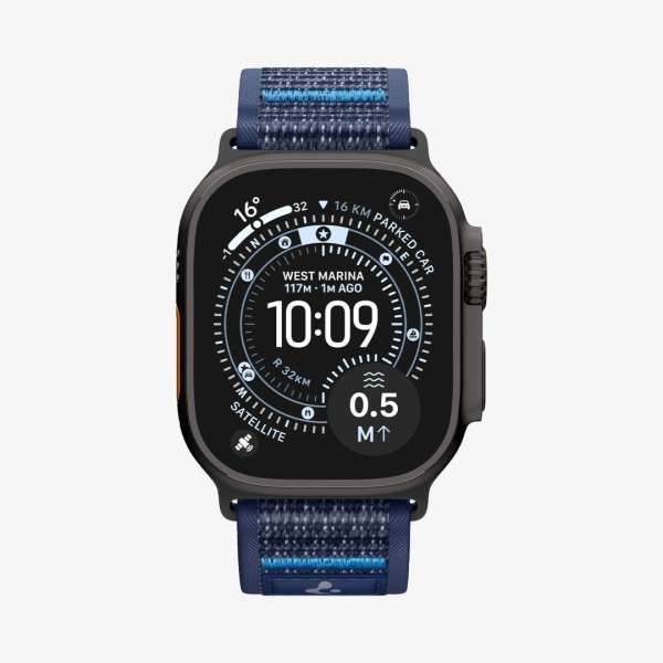 Spigen Athlex Air 2 Active Band for Apple Watch 49mm/46mm/45mm/44mm Navy Blue