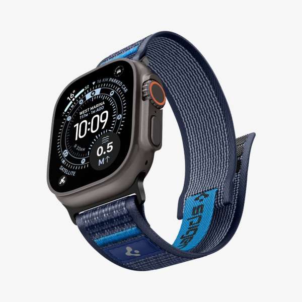 Spigen Athlex Air 2 Active Band for Apple Watch 49mm/46mm/45mm/44mm Navy Blue