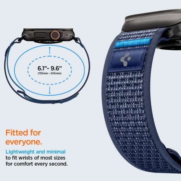 Spigen Athlex Air 2 Active Band for Apple Watch 49mm/46mm/45mm/44mm Navy Blue