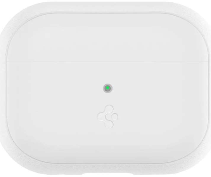 Spigen Case Silicone Fit White + Strap AirPods Pro (2nd Gen) Grey