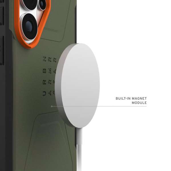 UAG Civilian case for Samsung Galaxy S26 Ultra Olive Drab/Orange