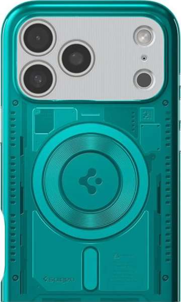 Spigen Classic C1 MagSafe case for iPhone 17 Pro Bondi Blue