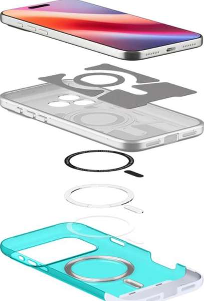 Spigen Classic C1 MagSafe case for iPhone 17 Pro Bondi Blue