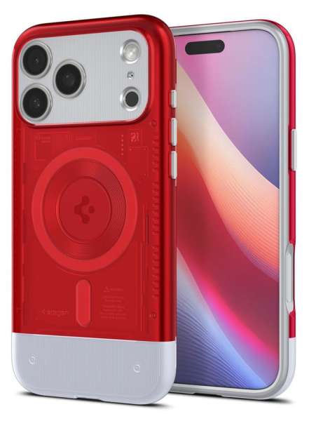 Spigen Classic C1 MagSafe case for iPhone 17 Pro Max Ruby
