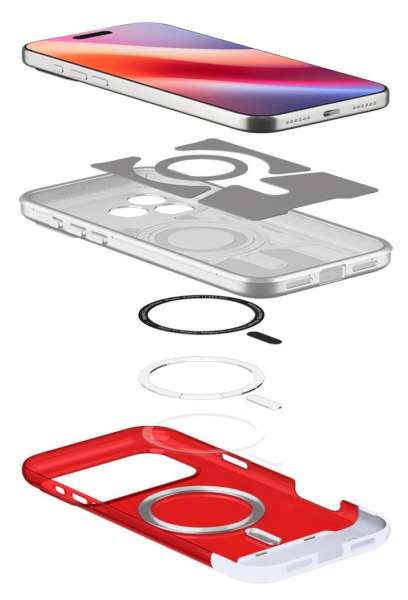 Spigen Classic C1 MagSafe case for iPhone 17 Pro Max Ruby