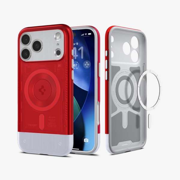 Spigen Classic C1 MagSafe for iPhone 17 Pro Ruby