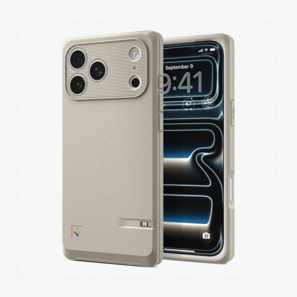 Spigen Classic LS MagSafe case for iPhone 17 Pro Max Stone