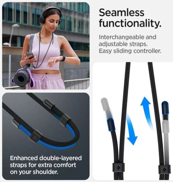 Spigen Crossbody Strap + Wrist Strap + ConTag