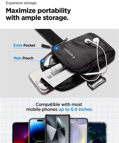 Spigen Dynamic Shield Armband A702 Black