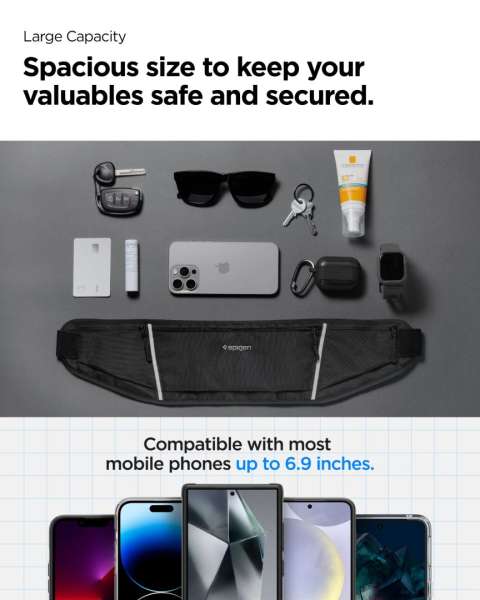 Spigen Dynamic Shield Waist Bag A710 Black