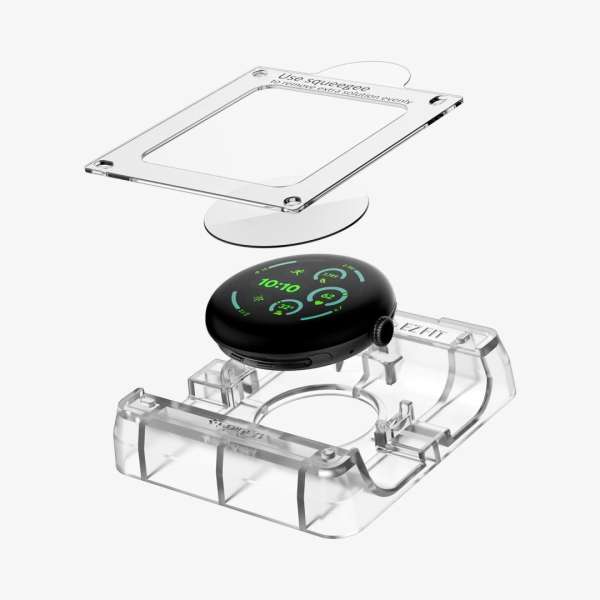 Spigen EliteShield EZ Fit Screen Protector for Google Pixel Watch 4/3 (41mm) 2 pack