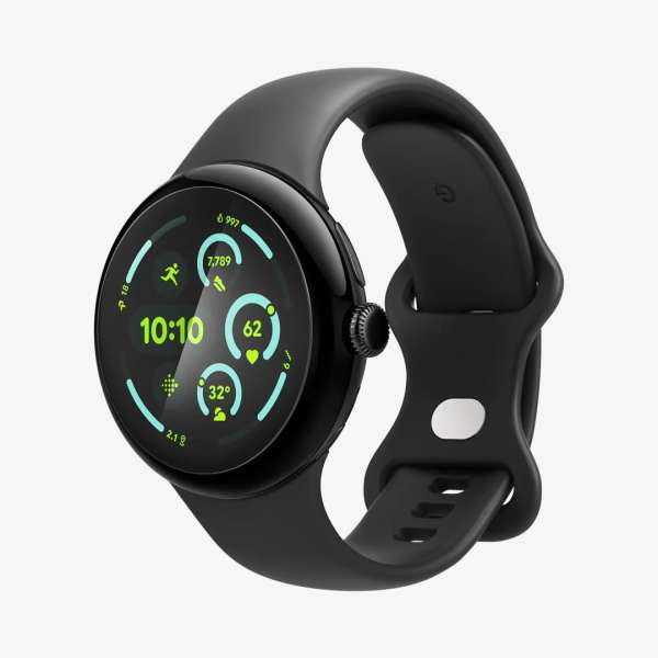 Spigen EliteShield EZ Fit Screen Protectro for Google Pixel Watch 4/3 (45mm) 2 Pack