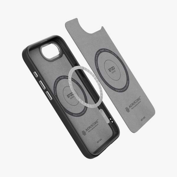 Spigen Enzo Aramid MagSafe case for iPhone 16e Matte Black