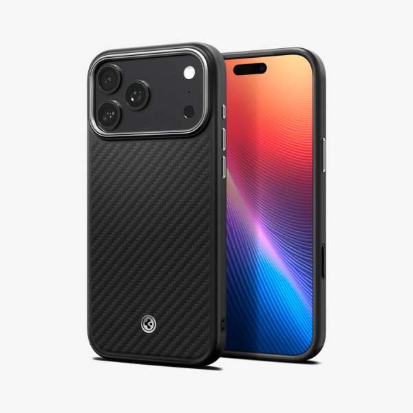 Spigen Enzo Aramid T case for iPhone 17 Pro Max Black