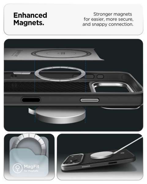 Spigen Enzo Aramid T case for iPhone 17 Pro Max Black