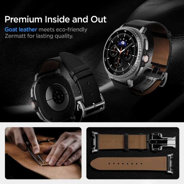 Spigen Enzo Band for Samsung Galaxy Watch 8 46mm/44mm/40mm Black