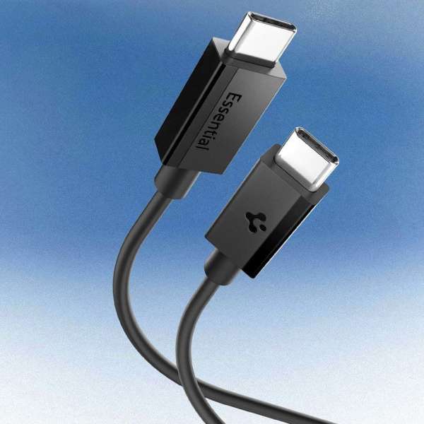 Spigen Essential USB-C to USB-C 60W cable 2m Black