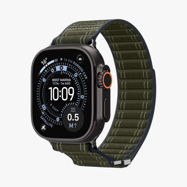 Spigen Fabric Band for Apple Watch 49mm/46mm/45mm/44mm Green