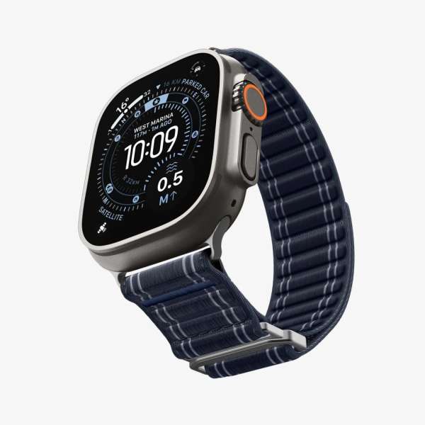 Spigen Fabric Band for Apple Watch 49mm/46mm/45mm/44mm Navy