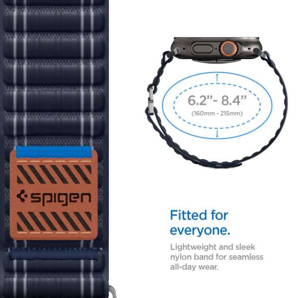 Spigen Fabric Band for Apple Watch 49mm/46mm/45mm/44mm Navy