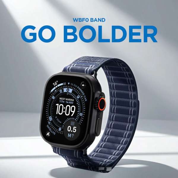 Spigen Fabric Band for Apple Watch 49mm/46mm/45mm/44mm Navy