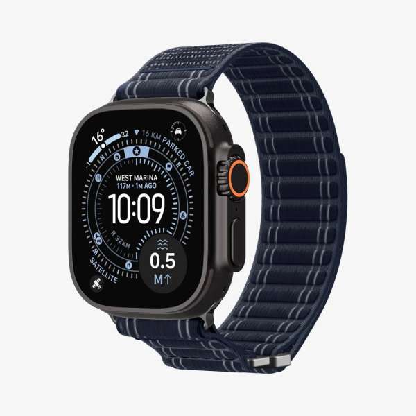 Spigen Fabric Band for Apple Watch 49mm/46mm/45mm/44mm Navy