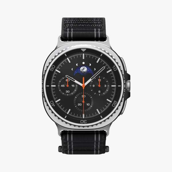Spigen Fabric Band for Samsung Galaxy Watch 8 46mm/44mm/40mm Black