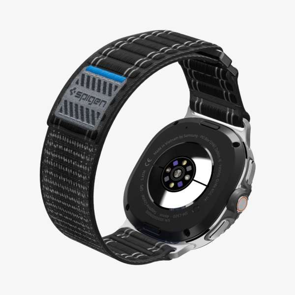 Spigen Fabric Band for Samsung Galaxy Watch 8 46mm/44mm/40mm Black