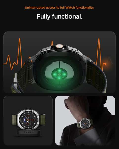 Spigen Fabric Band for Samsung Galaxy Watch 8 46mm/44mm/40mm Green