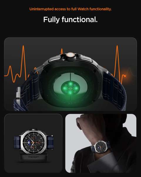 Spigen Fabric Band for Samsung Galaxy Watch 8 46mm/44mm/40mm Navy